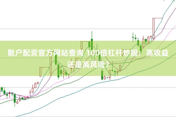 散户配资官方网站查询 100倍杠杆炒股：高收益还是高风险？