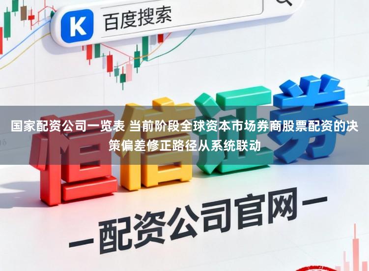 国家配资公司一览表 当前阶段全球资本市场券商股票配资的决策偏差修正路径从系统联动